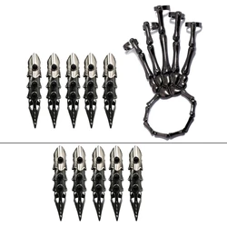 Black Metal Finger Claw Unique Skeleton Full Finger Rings Punk Rock Accessory Gift for Tech Enthusiasts and