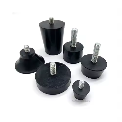 Rubber Adjustable Feet Pad With Screw M6 M8 M10 Table Chair Balck Leveling Foot Pad Furniture Leg Anti-shock Protections - Image 4