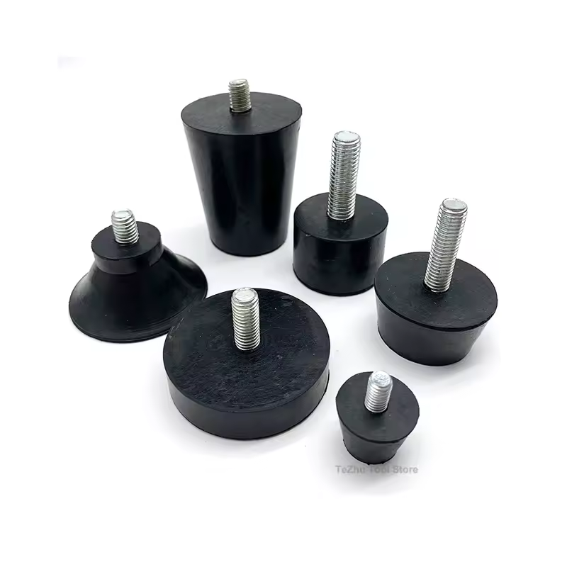 Rubber Adjustable Feet Pad With Screw M6 M8 M10 Table Chair Balck Leveling Foot Pad Furniture Leg Anti-shock Protections - Image 4