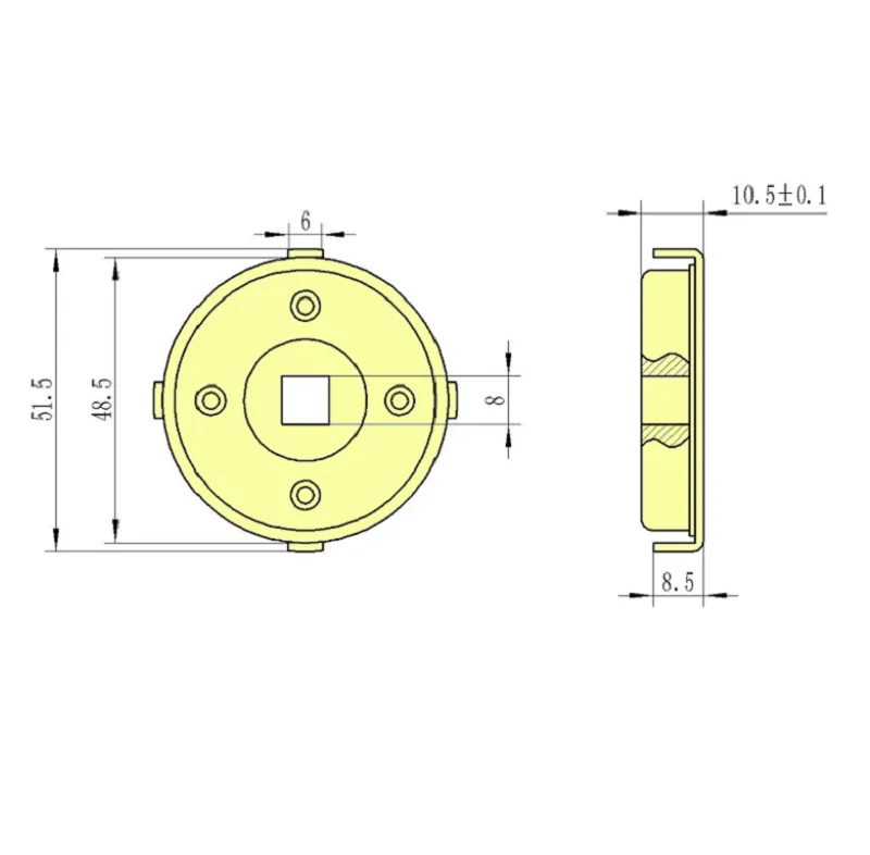 2PCS Bidirectional rotating damper 360 degree damping hinge equipment box cover damping shaft hinge