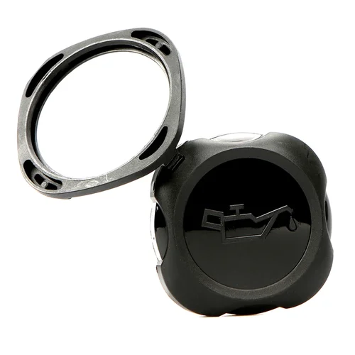 Imagen 2 del producto Tapa de llenado de aceite de motor, accesorio negro para BMW E90, E60, X1, E87, X3, X5, E70, X6, F02, F10, 318i, 11127560482, 11127560482A, 1 unidad
