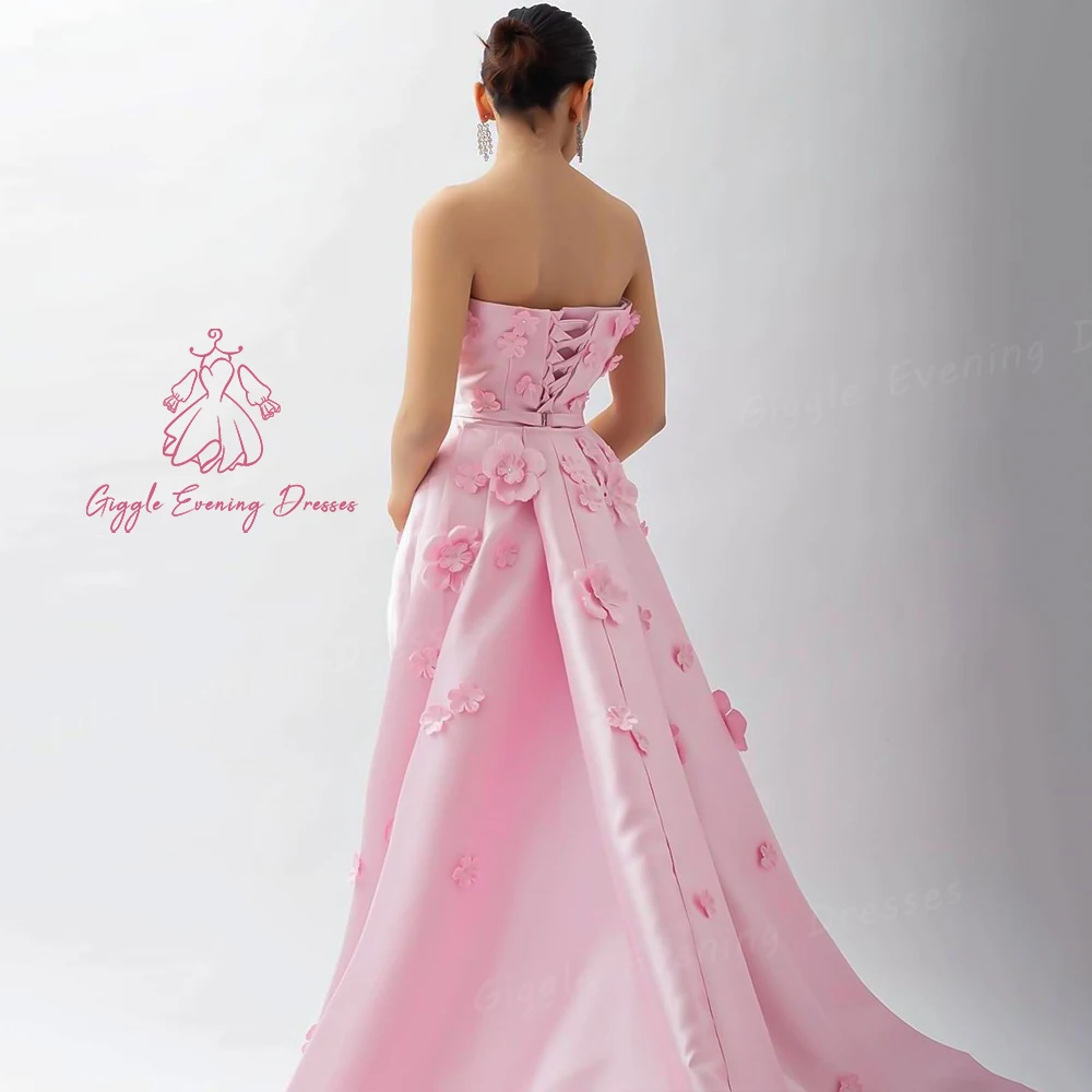 Giggle Customized Elegant Strapless Appliques Party Gown فساتين سهرة Floor-Length Formal Women\'s luxury evening dresses 2024