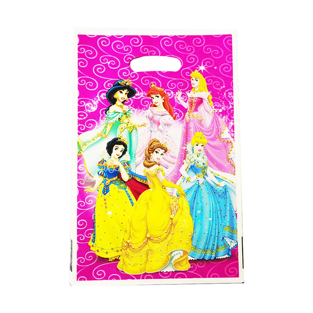 Disney Princess Happy Girl Child Birthday Theme Party Decoration Set Party Supplies Cup Plate Banner Hat Straw Loot Bag Cake Dec