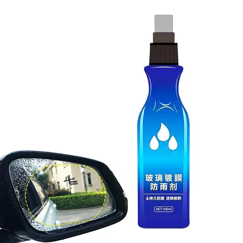 Hydrophobic Car Window Cleaner 3.38oz Car Glass Waterproof Coating Agent Rainproof Rearview Looking-glass Coating Hydrophobic