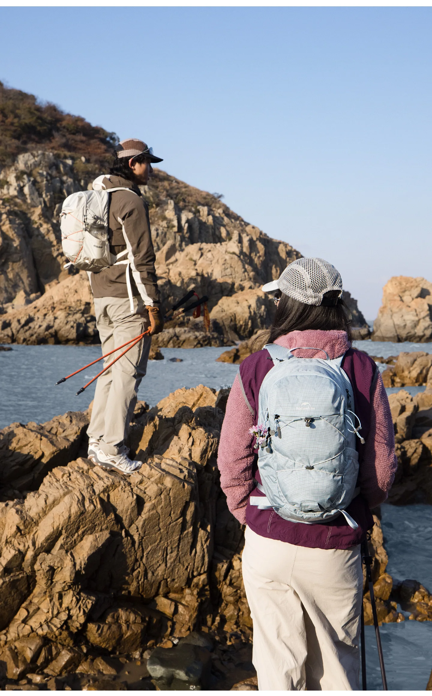 Naturehike 20L Freizeitrucksack, leicht, für Outdoor-Klettern, Trekking, Reisen, großes Fassungsvermögen, Trinkblase-Fach – Detail 14