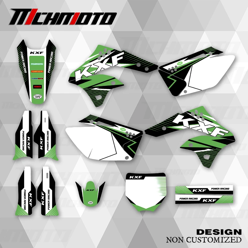

MCHMFG новый стиль графические наклейки наборы наклеек для KAWASAKI KXF 2006 2007 2008 KXF 250