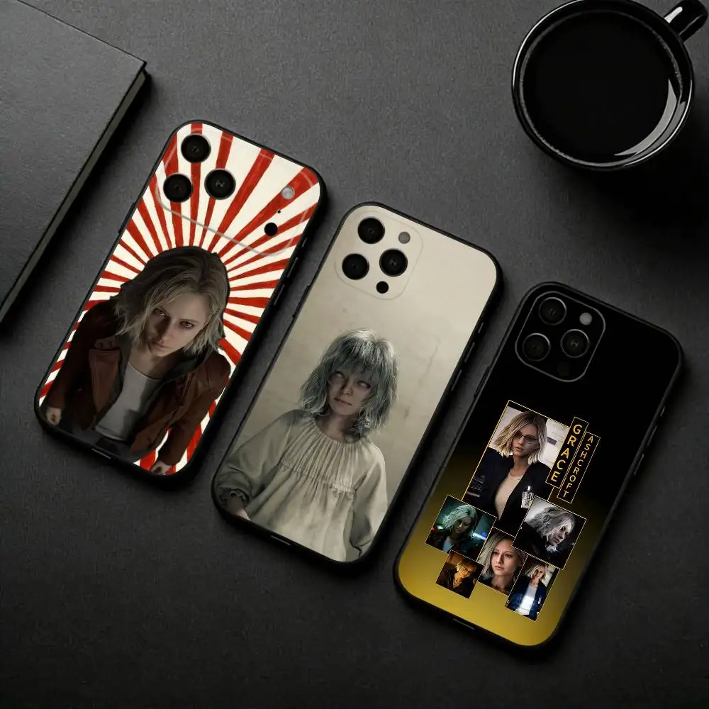 

R-Resident E-Evil R-Requiem-M RER Ganme Phone Case For iPhone 17pro, 16,15,14,13,12,11 X XR Plus,Others Soft Black Cover