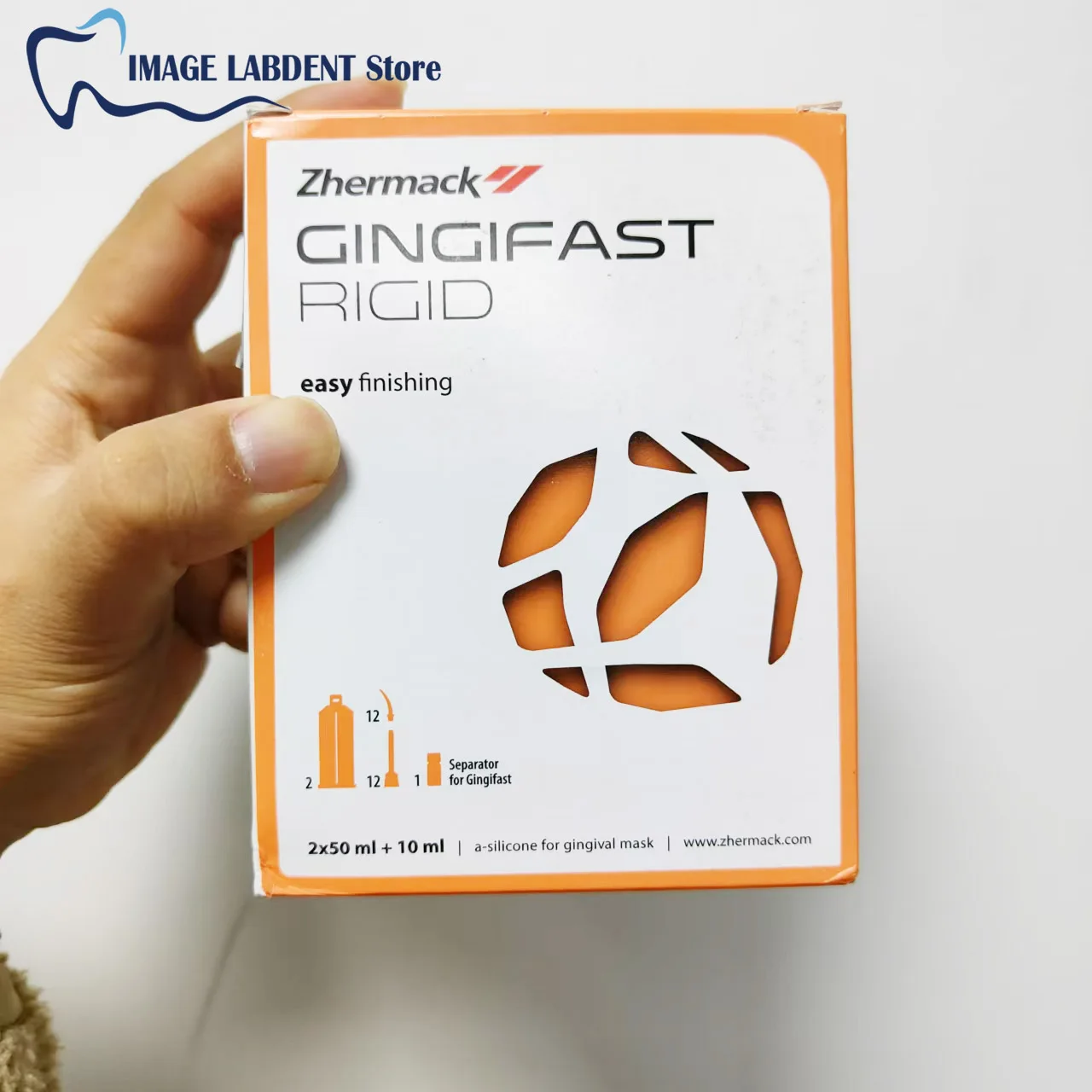 Elastic Rigid Gingifast Easy Flnishing Zhermack A-Silicone For Gingival Mask