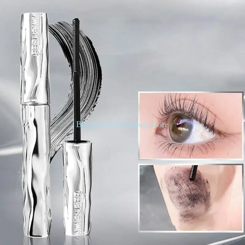 28TA Iron Wand Mascara,Metal Mascara Wand, Curling Metal Rods Mascaras Black, Waterproof Natural Length Slender Building