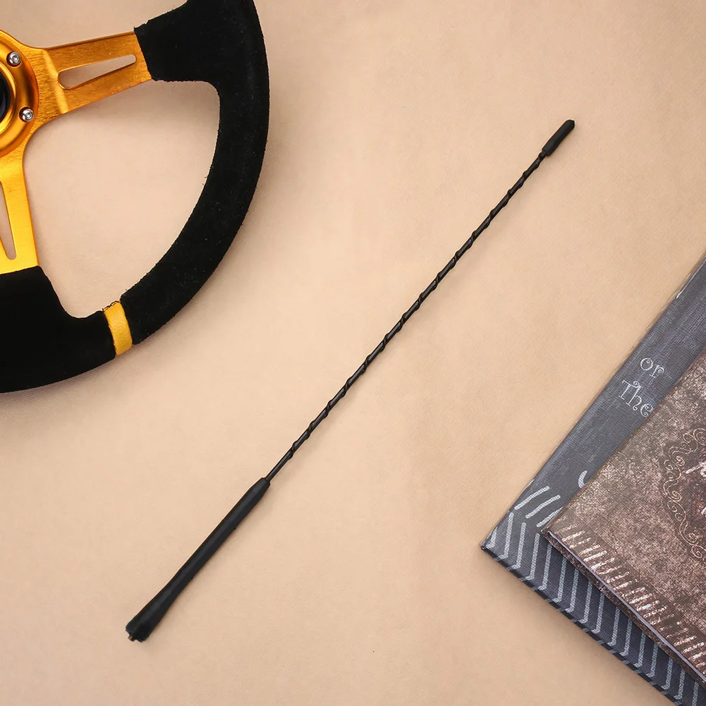 범용 AM/FM 증폭 부스터 안테나 자동차 루프 마스트 휩 안테나 16인치 마스트 스파이럴 휩 안테나 (BMW용)