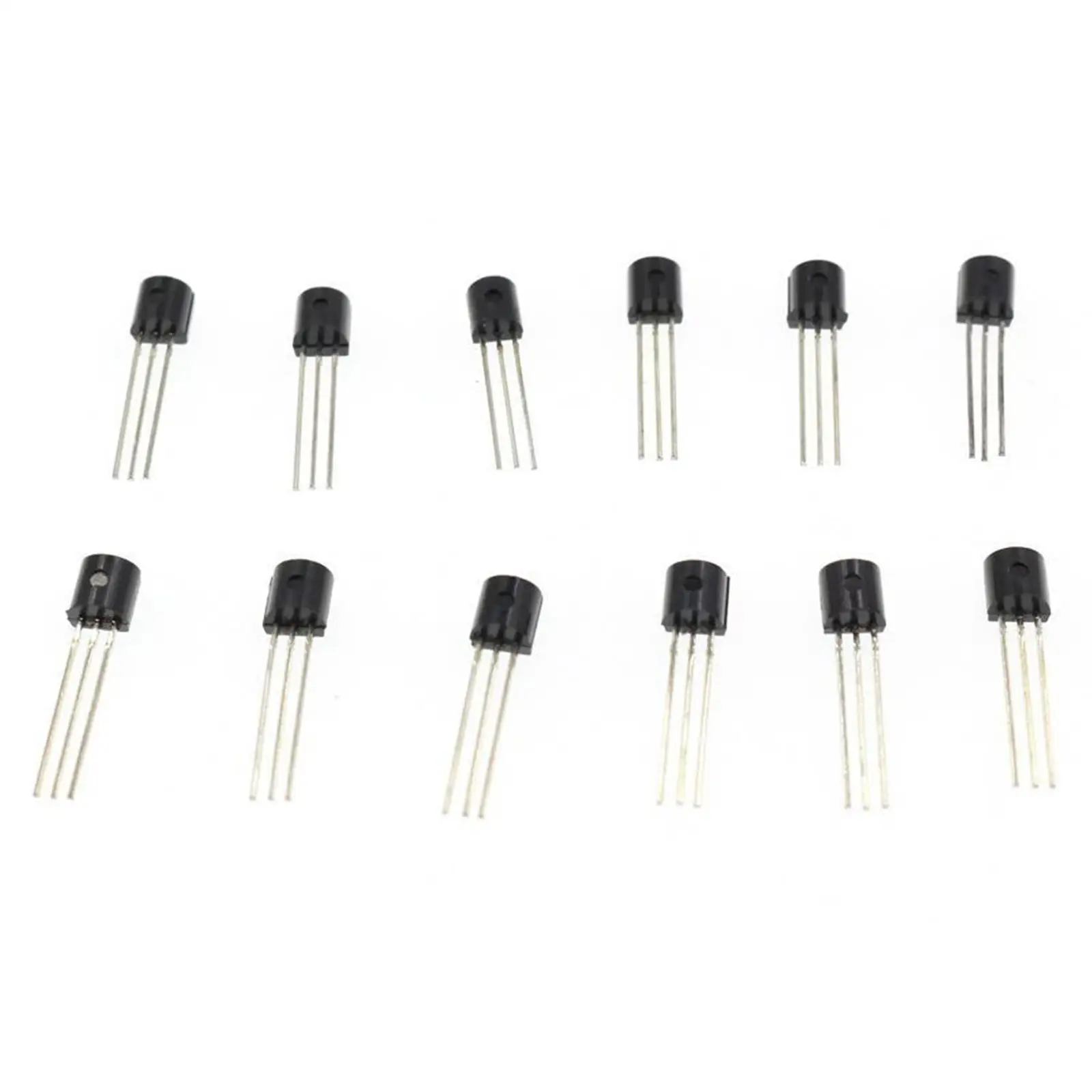 200pcs NPN PNP Purpose Transistors with Plastic Box,BC327 2N22N2907 2N3904 2N3906 S8050 S81015 5