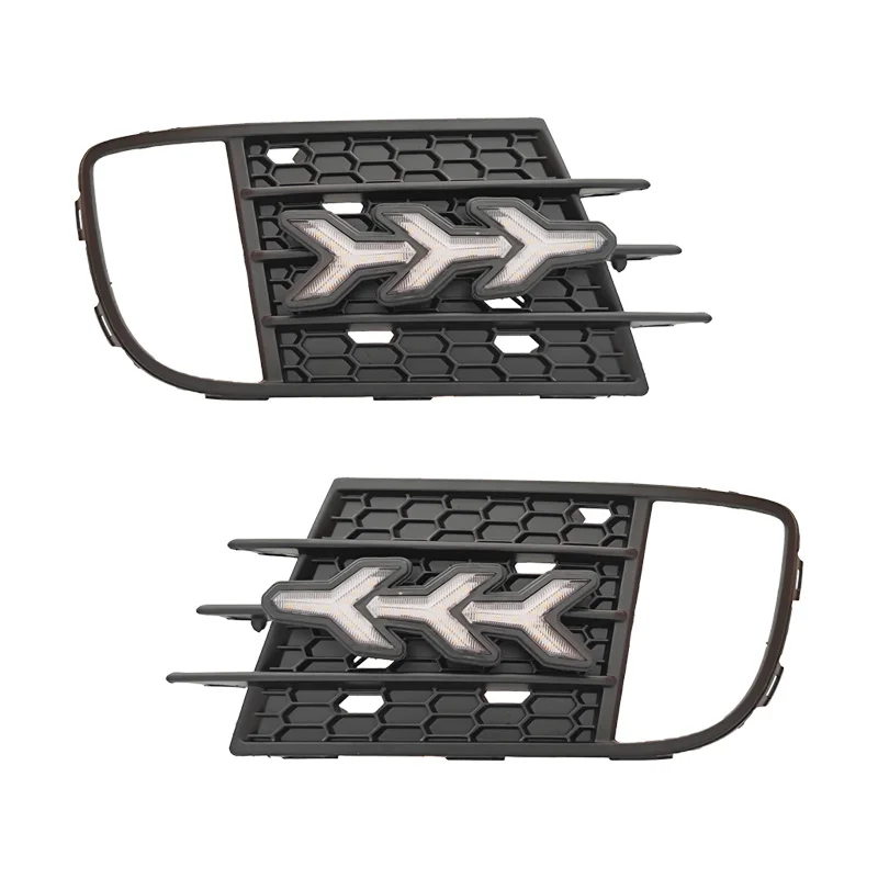 لفولكس واجن تيجوان 2013 2014 2015 2016 2017 LED النهار تشغيل ضوء تعديل ضوء الزخرفية #5