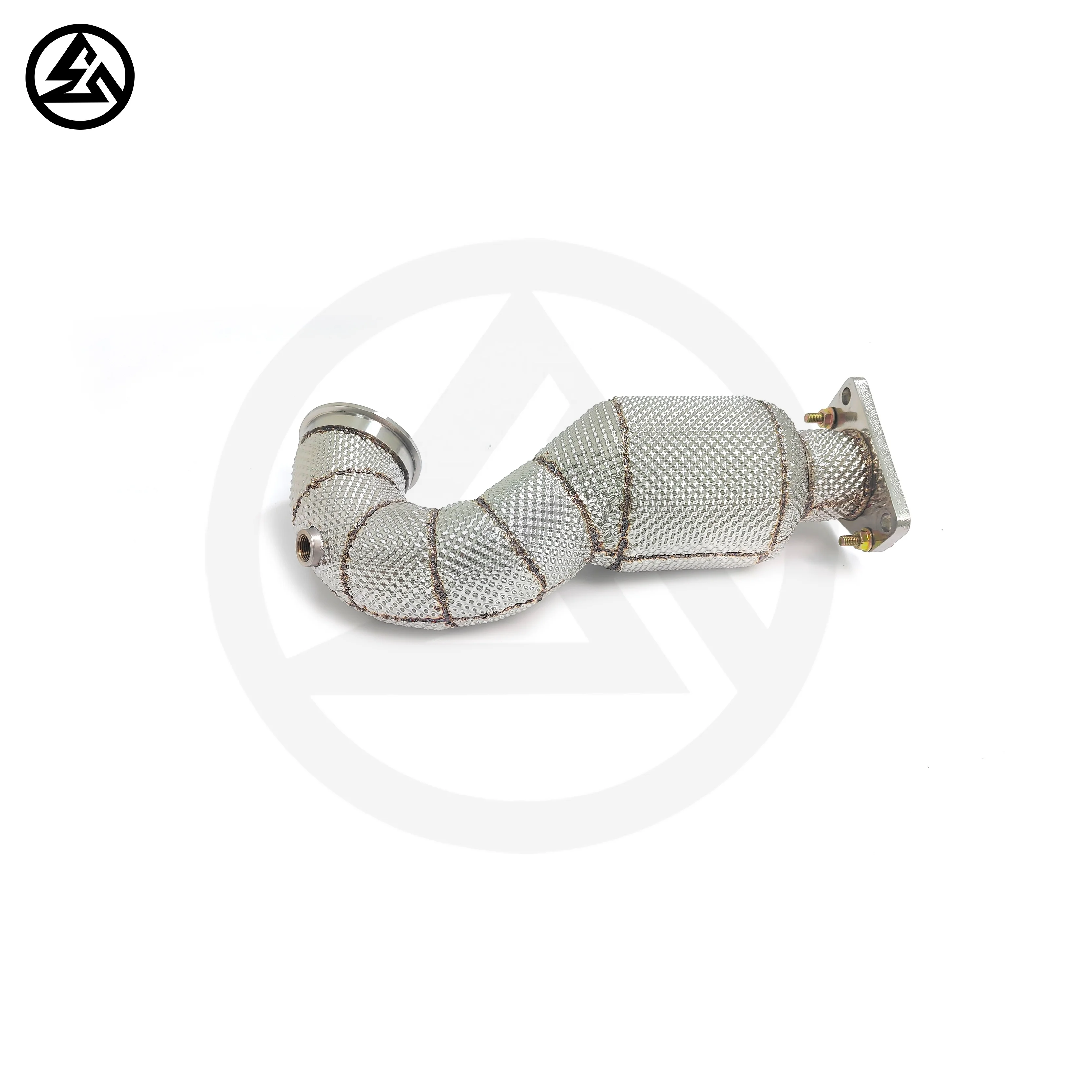 رائجة البيع ملحقات السيارة عالية الجودة رأس الأداء لشركة فيات أبارث 595 500 695 1.4T أنبوب عادم عالي التدفق