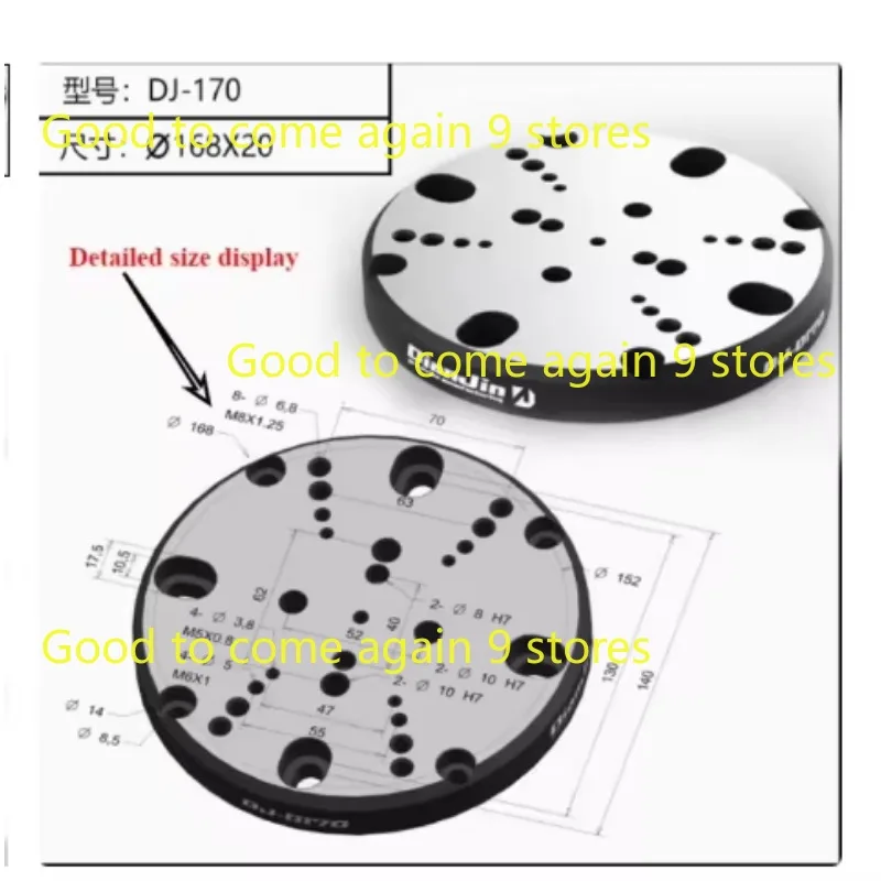 4-5 Axis Fixture Self-centering Vise Positive Paired with Zero Point Quick Change Four Axis L-block DJ-AIX5-D52/D96