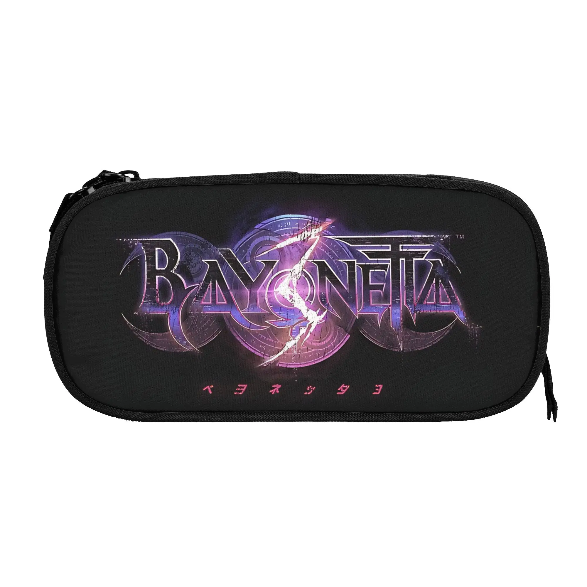 

1 piece Stylish Dark fantasy female gunslinger Pencil Case Boys Pen Bag B-Bayonetta Office Pencil Pouch