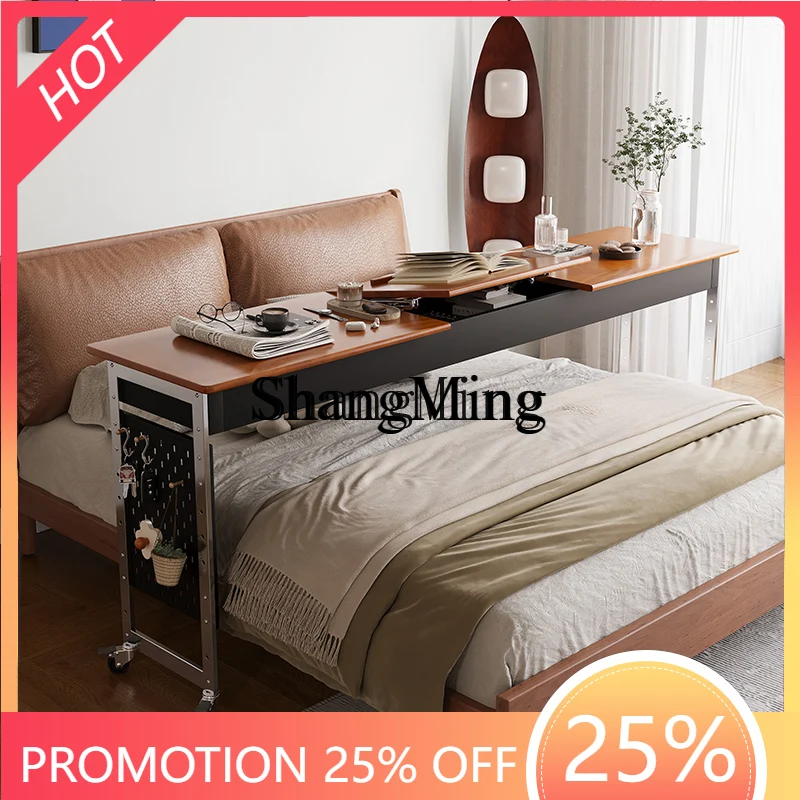 

Изысканный модный стол из массива дерева для спальни, прикроватный, съемный, длинный, для дома, компьютерный стол