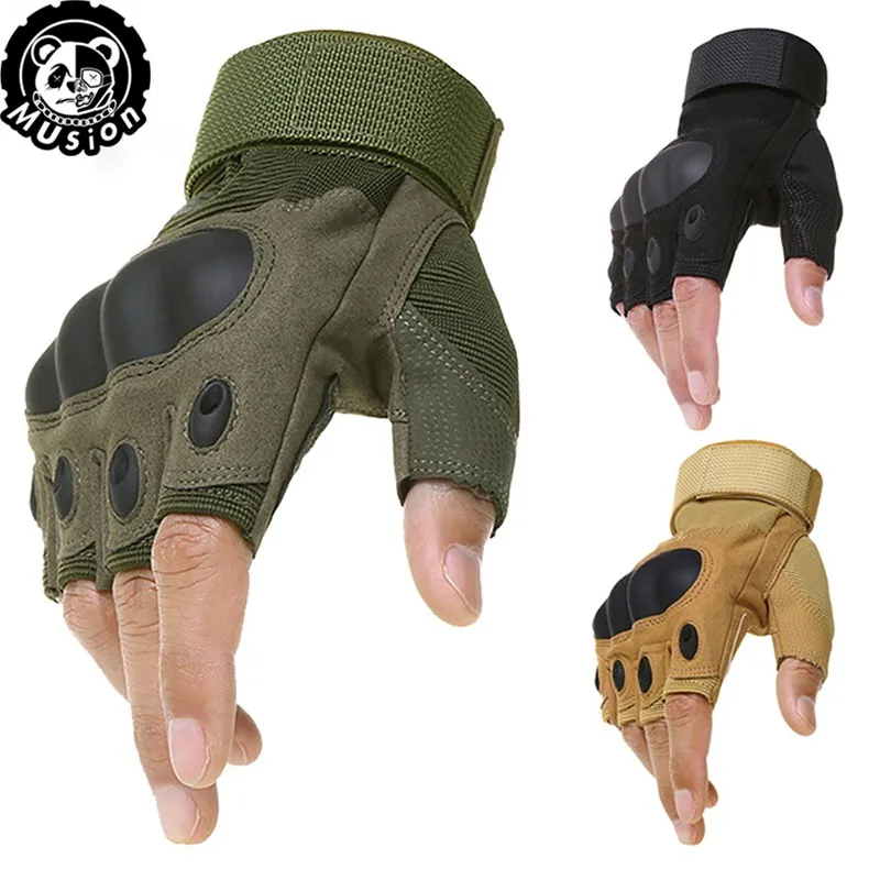 Musion Half Finger Gloves Design Gloves Outdoor Sports Motorcycle Cycling Non-slip