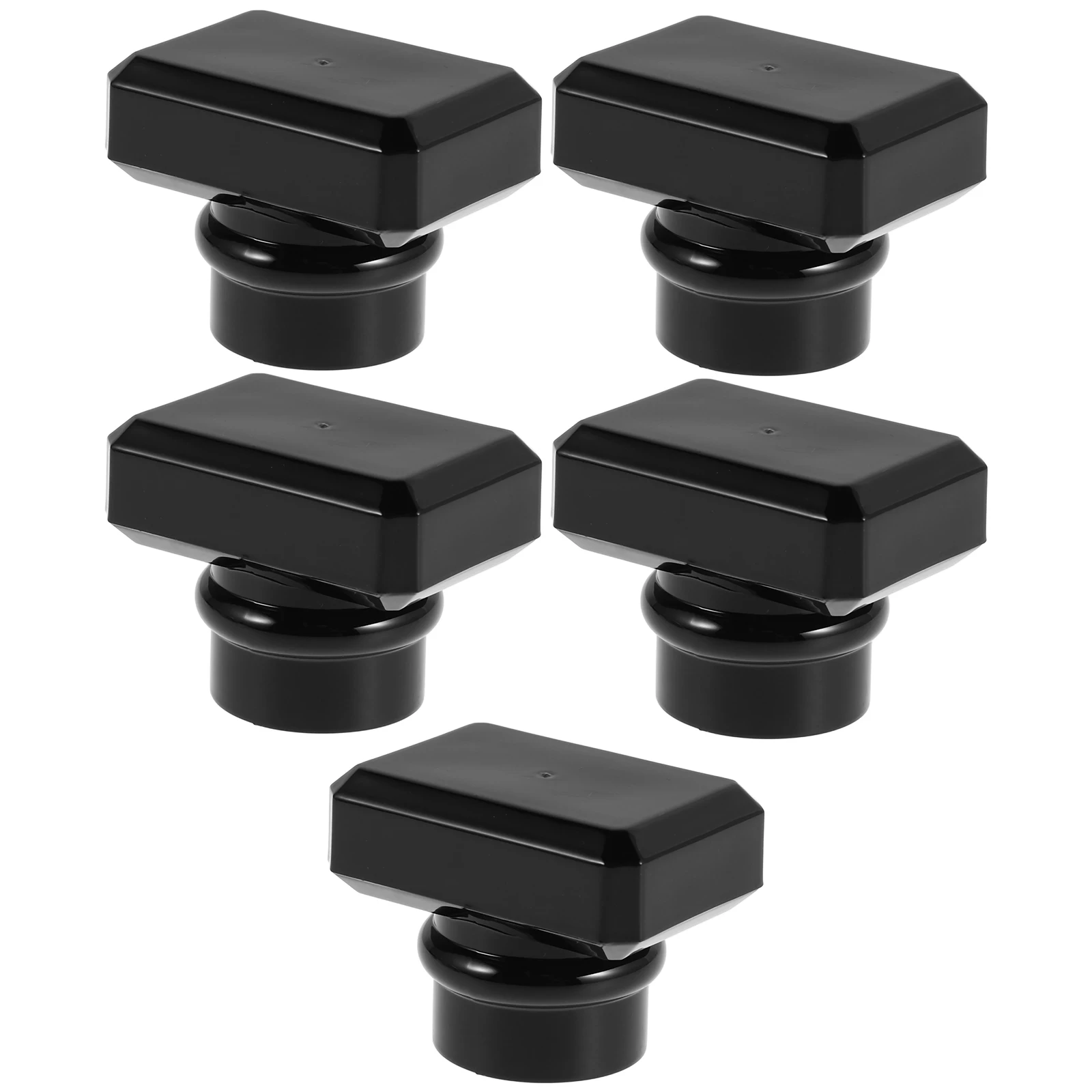 

5 Pcs Oral Perfume Bottle Cap Lid Replacement Lids Screw Cover Covers Plastic Caps