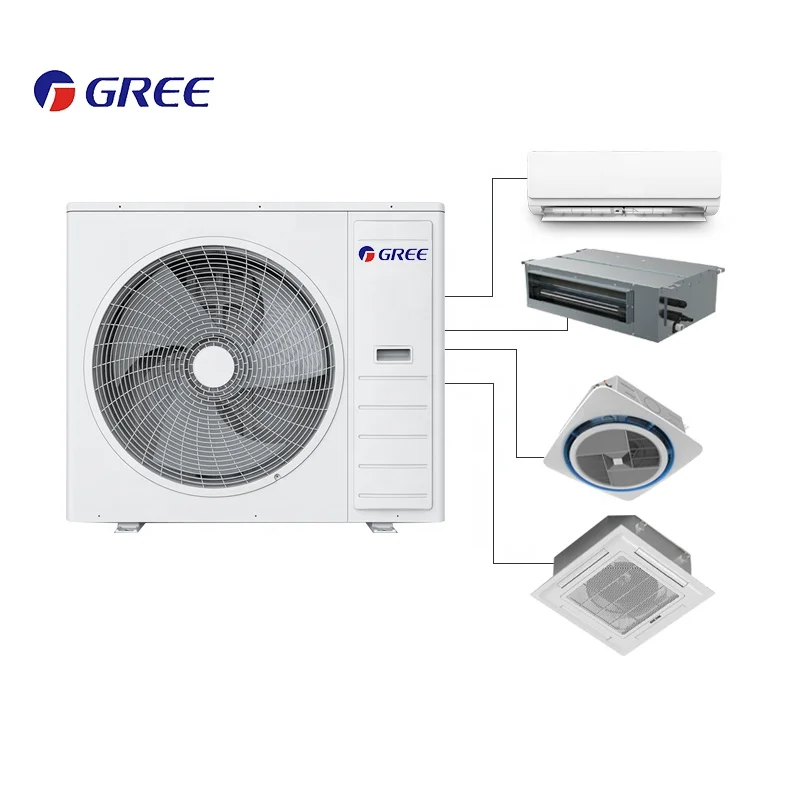 

R410a Multi AC Inverter HVAC System 5 Hp Ton Central Air Conditioning Type Split Unit Duct Zone VRF VRV System Air Conditioner