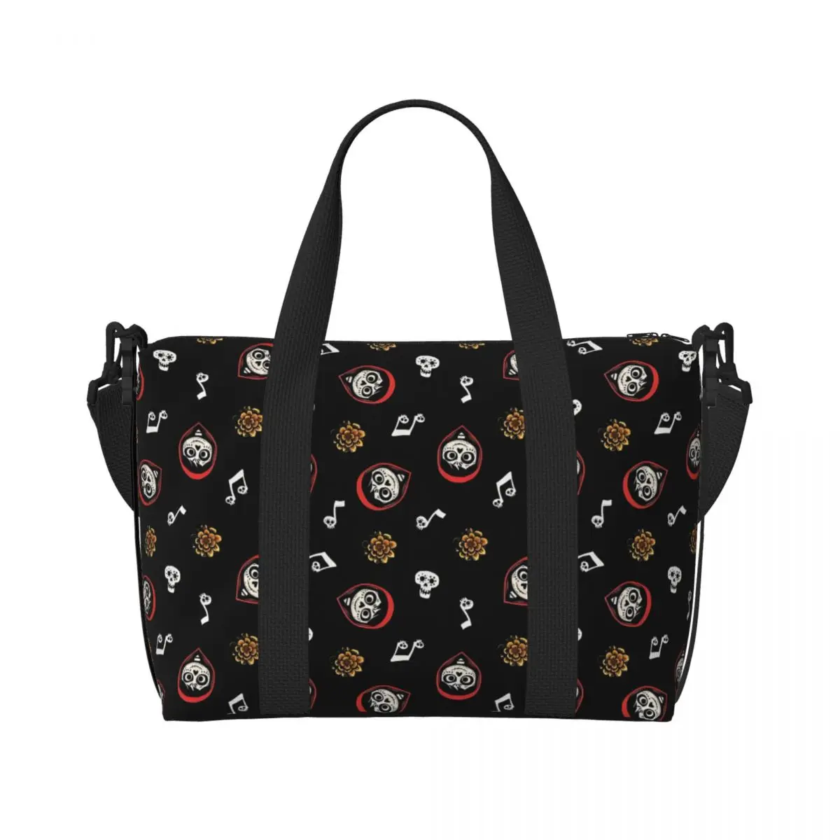 

Custom Coco Groceries Tote Shopping Bags Women Big Capacity Cartoon Gym Beach Travel Bags