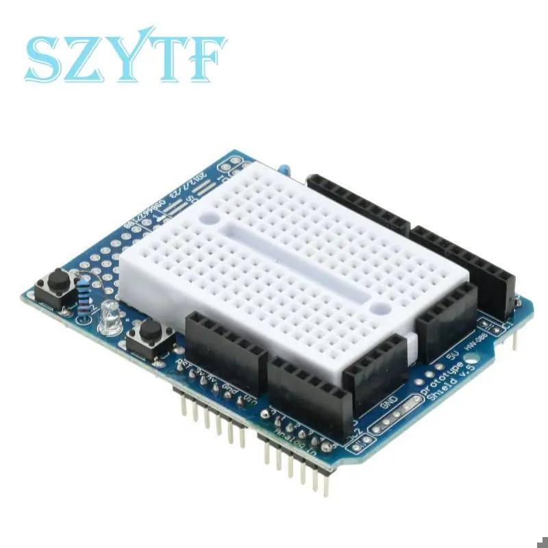 Smart Electronics UNO Proto Shield Prototype 6 000 Board avec SYB-170 Mini Breadboard Basé pour Ardu37UNO ProtoShield DIY