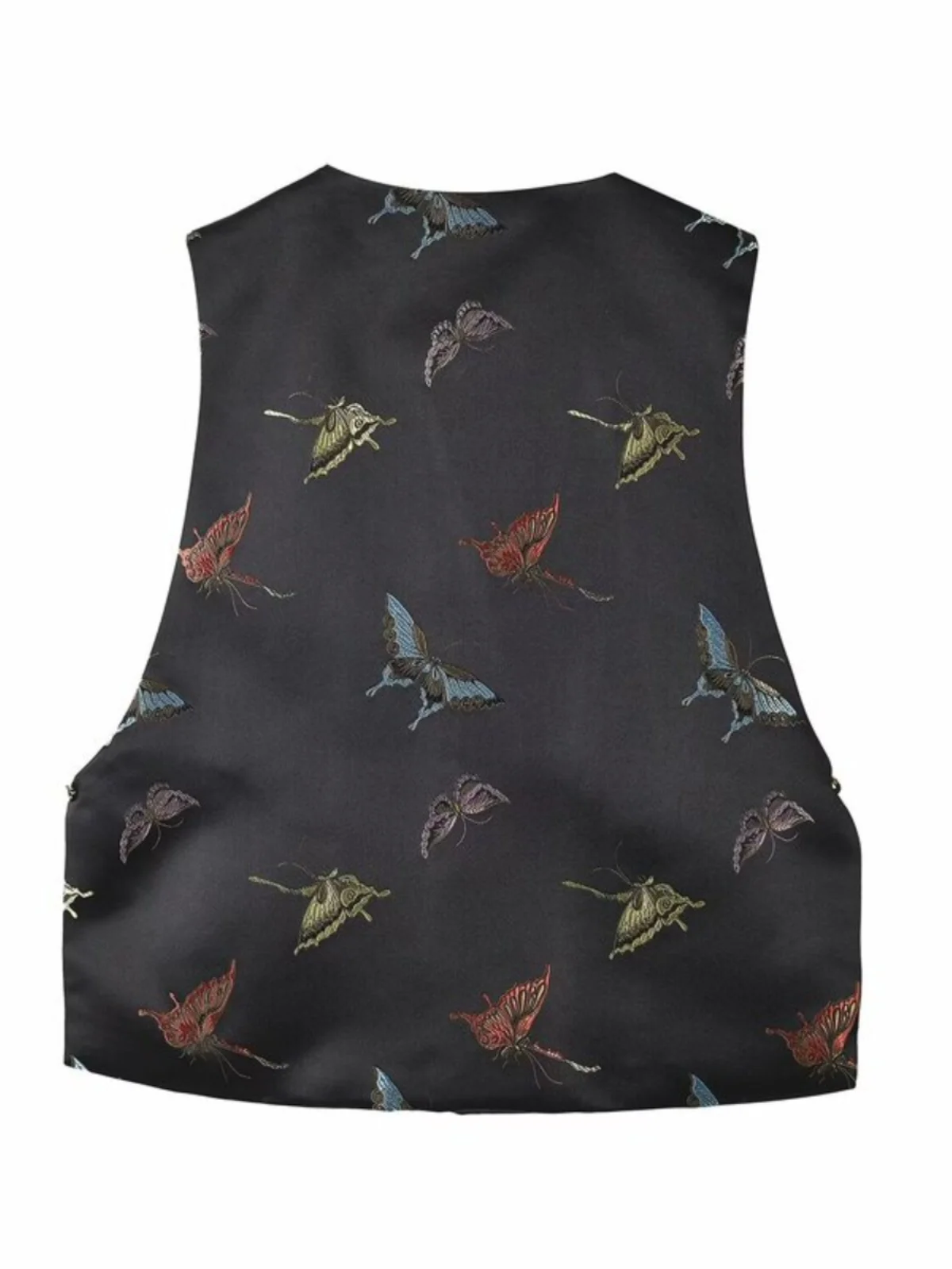 

Spring 2024 Women's Slimming Versatile Svel Embroidered ort Jaet National Sle Faion Ladies Vest