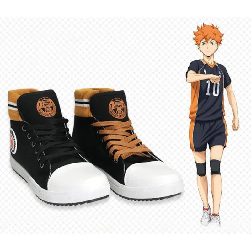 

New Japanese anime haikyuu cosplay shoes canvas ankle boots Women Men shoes