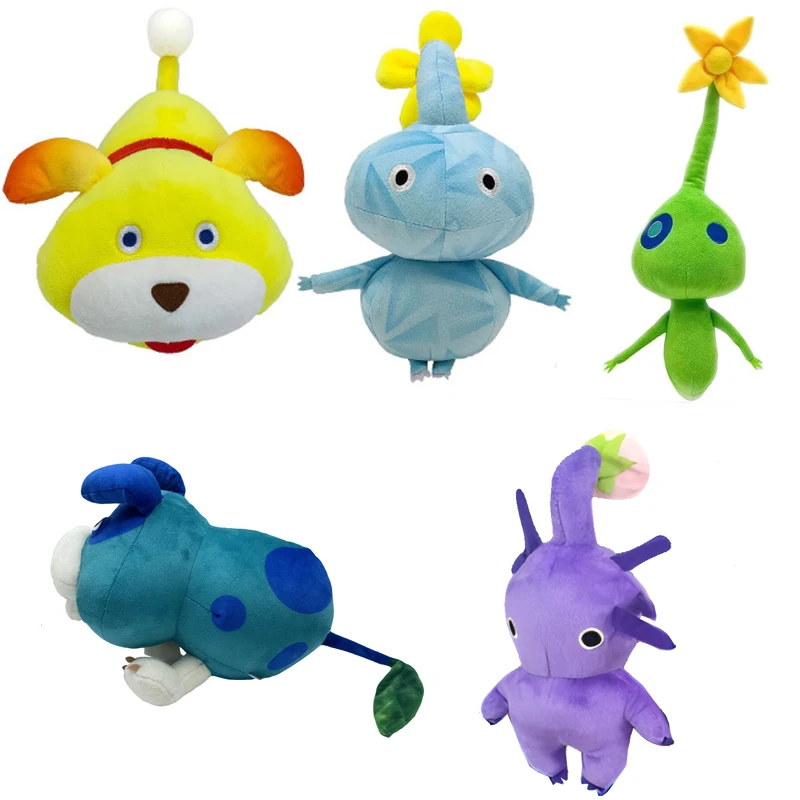 New Pikmins Stuffed Animals Rock Pikmins Plush Blue Pikmins Plushies Pikmins 4 Oatchi Plush Dog Doll Toy Plant