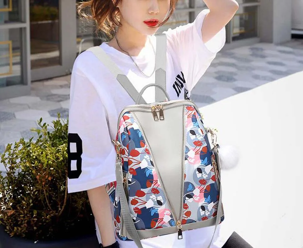 2025 Hot Sale New Multi-Function Women Backpack Fashion Waterproof Oxford Zipper Travel Shoulder Bags High Capacity School Bag