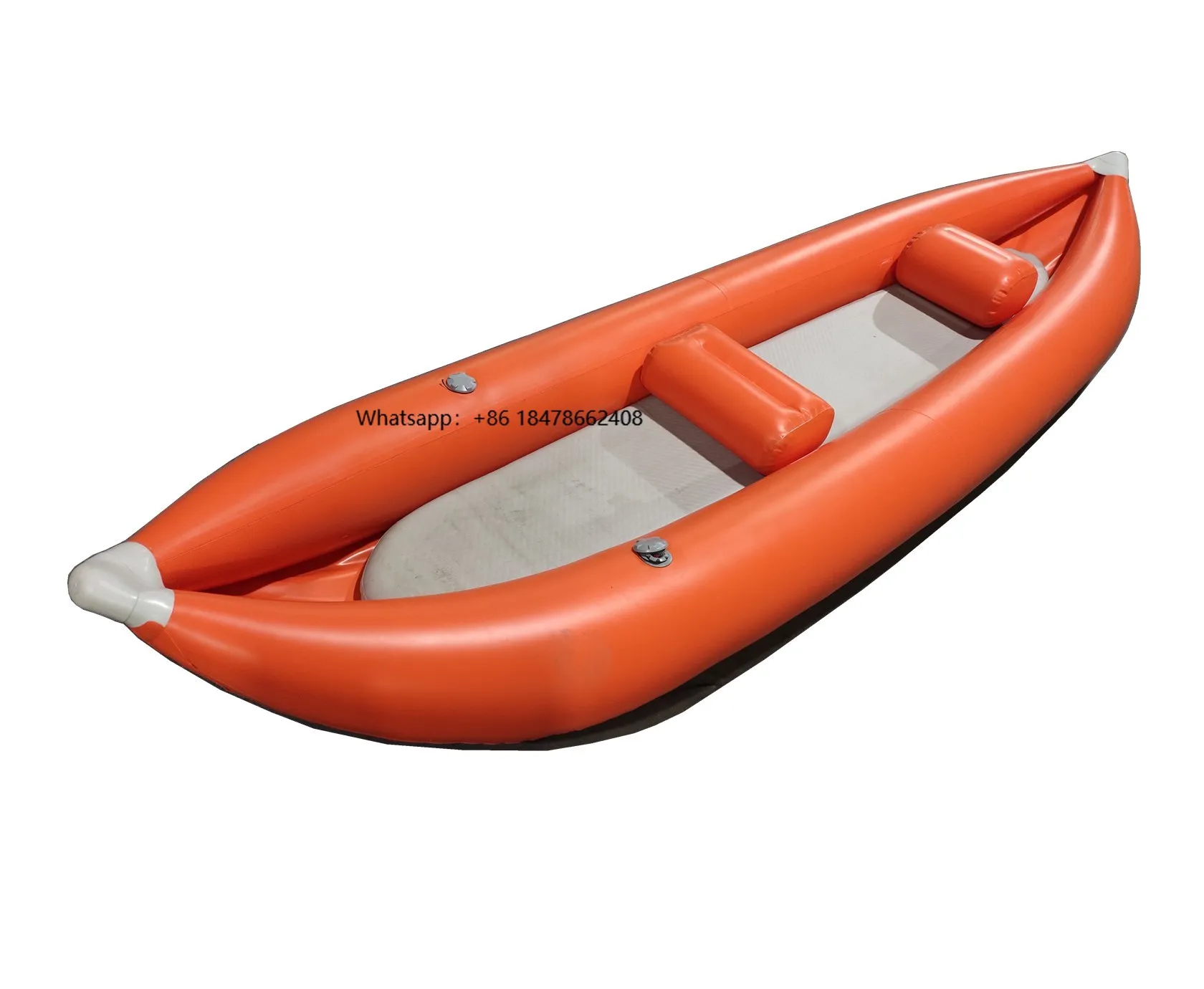 

Drop 2 3 Person Fishing Kayak PVC Inflatable Kayak Rowing Sea Kayak with Pedals