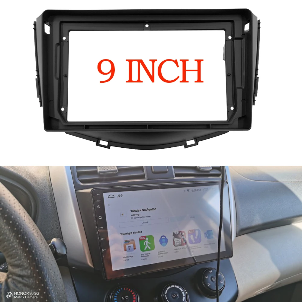 9 Inch Car Radio Fascia for LIFAN X60 2011-2019 Dashboard Installation Trim Refitting Kit Frame Surround CD DVD GPS Bezel Frame