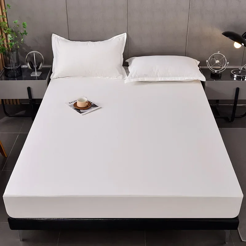 New cotton waterproof mattress single piece pure cotton urine-proof breathable bedspread non-slip protective cover home textile