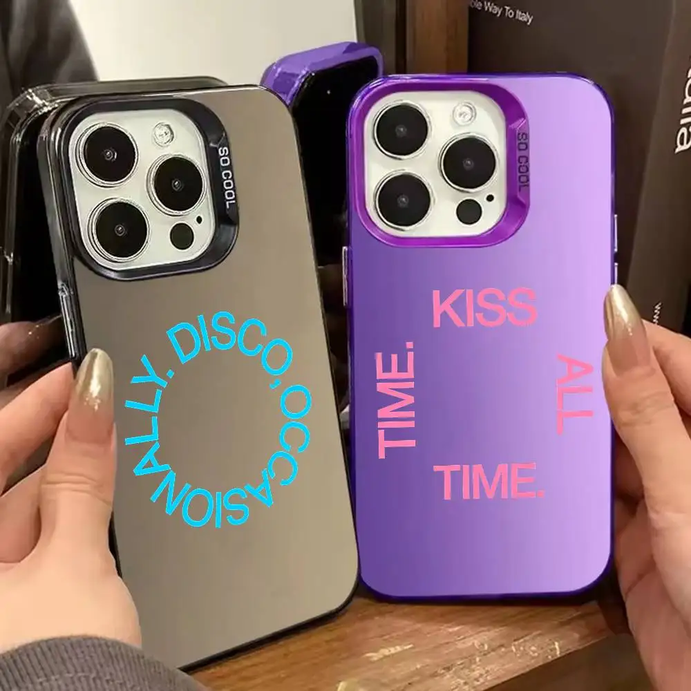 KISSCO H-Harry Style-S Phone Case Color Silver Shell For IPhone 17 16 15 14 13 12 11 Pro Max Plus