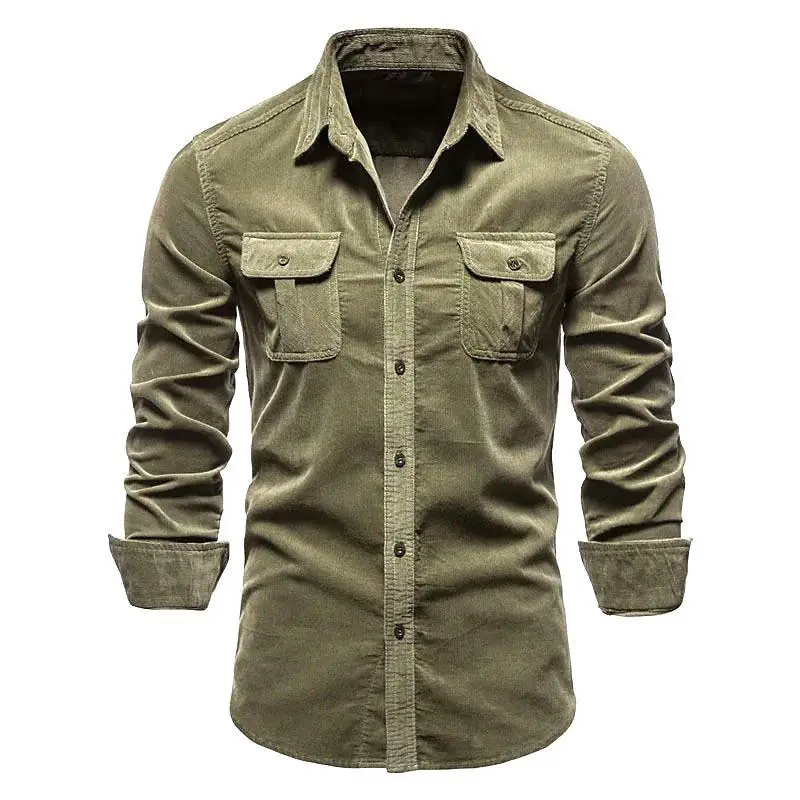 

Men's Business Casual Long Sleeve Flannel Shirt Comfortable Lightweight Pocket Design Iron-Free Other Material 100% Summer Shirt