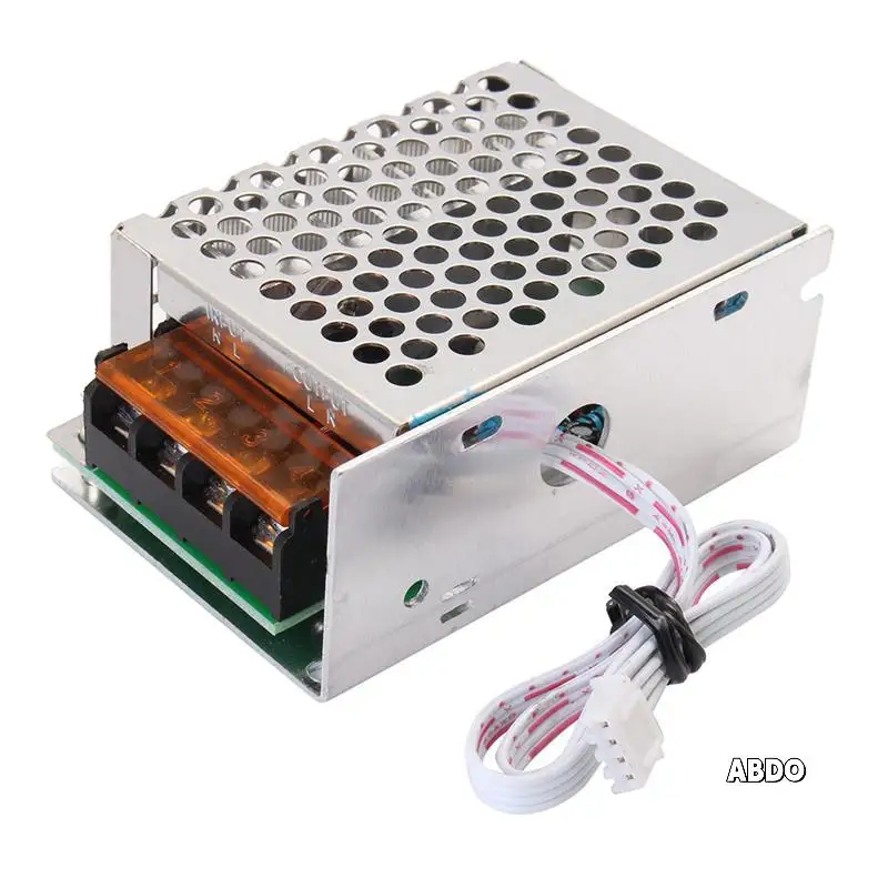 

5X 4000W 220V AC SCR Voltage Regulator Dimmer Electric Motor Speed Temperature Controller For Water Heater Small Motors