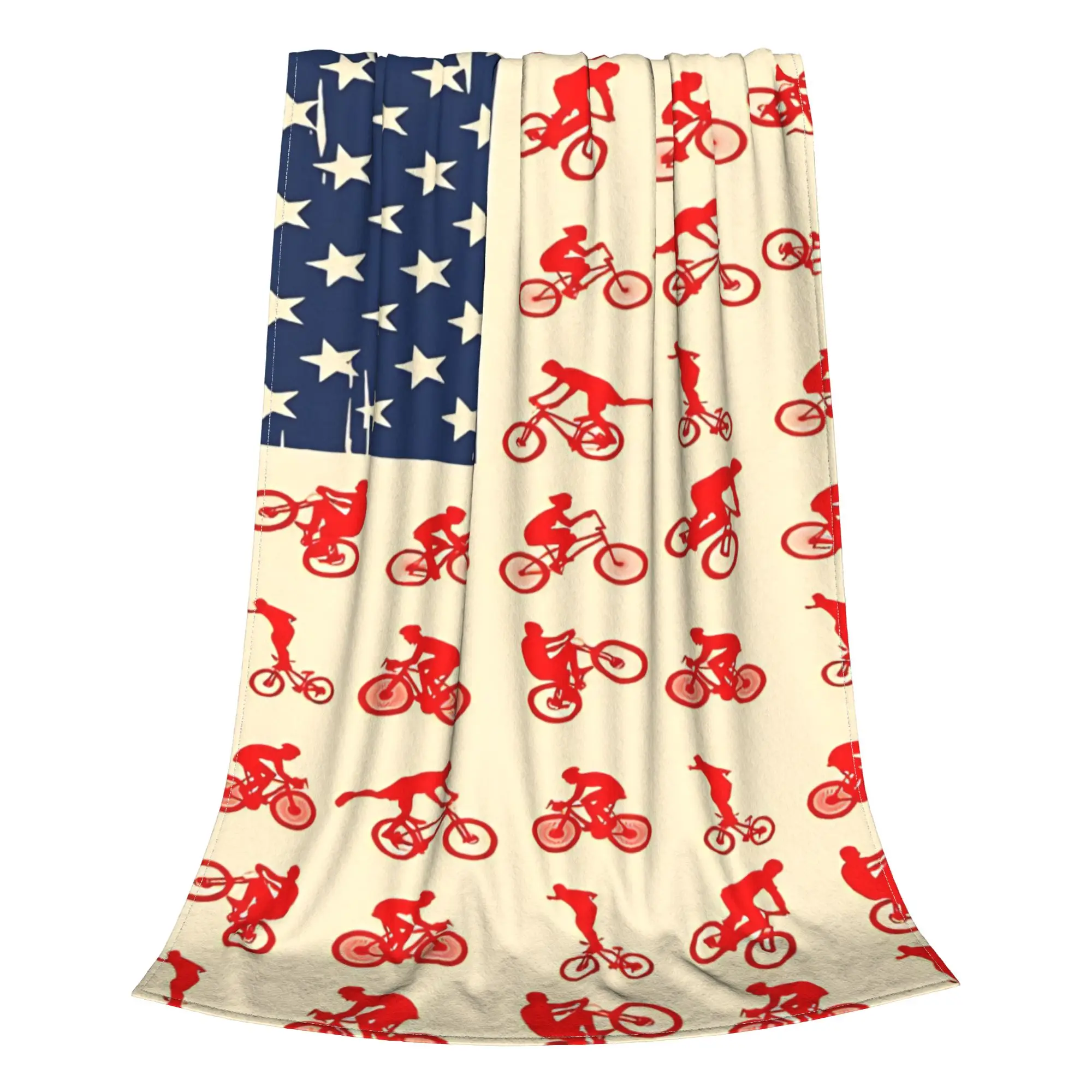 1PC Extreme Sports BMX Racing Home Room Decorations Winter Blankets For Adults Bedding Home Interior Sofa Knee