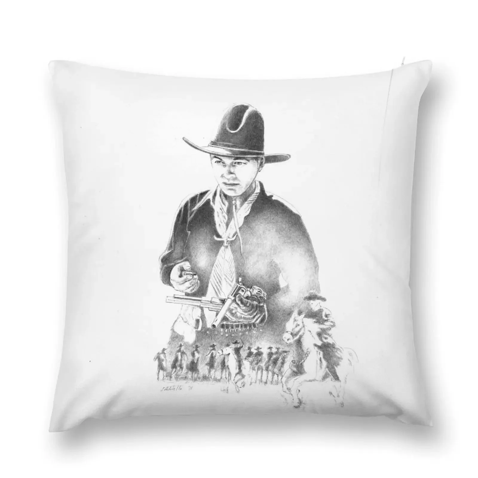 Hopalong Cassidy Throw Pillow bed pillows ornamental pillows for living room pillow