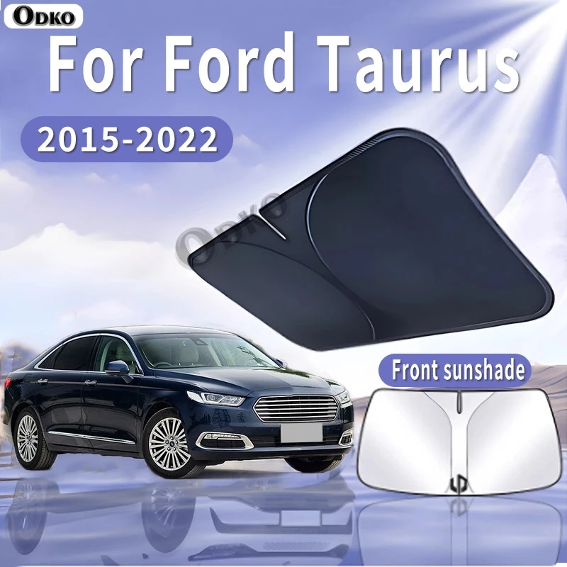 Foldable Car Sun Visor For Ford Taurus 2015~2022 2019 Front Windshield Sunshade Heat Insulation Summer Cooling Auto Accessories
