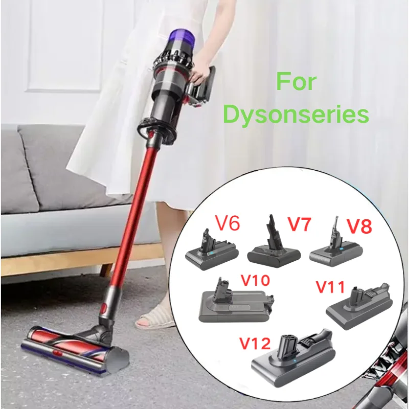 

Аккумулятор для пылесосов Dyson V7 V8 V10 Series SV07 SV09 SV10 DC58 DC31 DC34 Absolute Fluffy Animal Pro