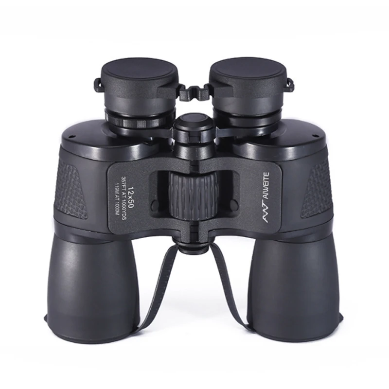 

Compact 12x50 Binocular Telescope Black HD Waterproof Ultra Wide Angle Outdoor Camping Hunting Bird-watching Binoculars