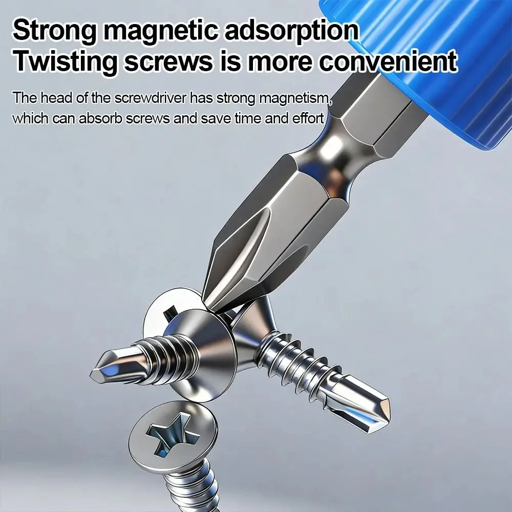 Spring-Loaded Screw Holder Drill Bit Anti-Drop Screwdriver Bit Fixing Clamp Set Screw Holder Drill Bit Phillips Screwdriver Bit