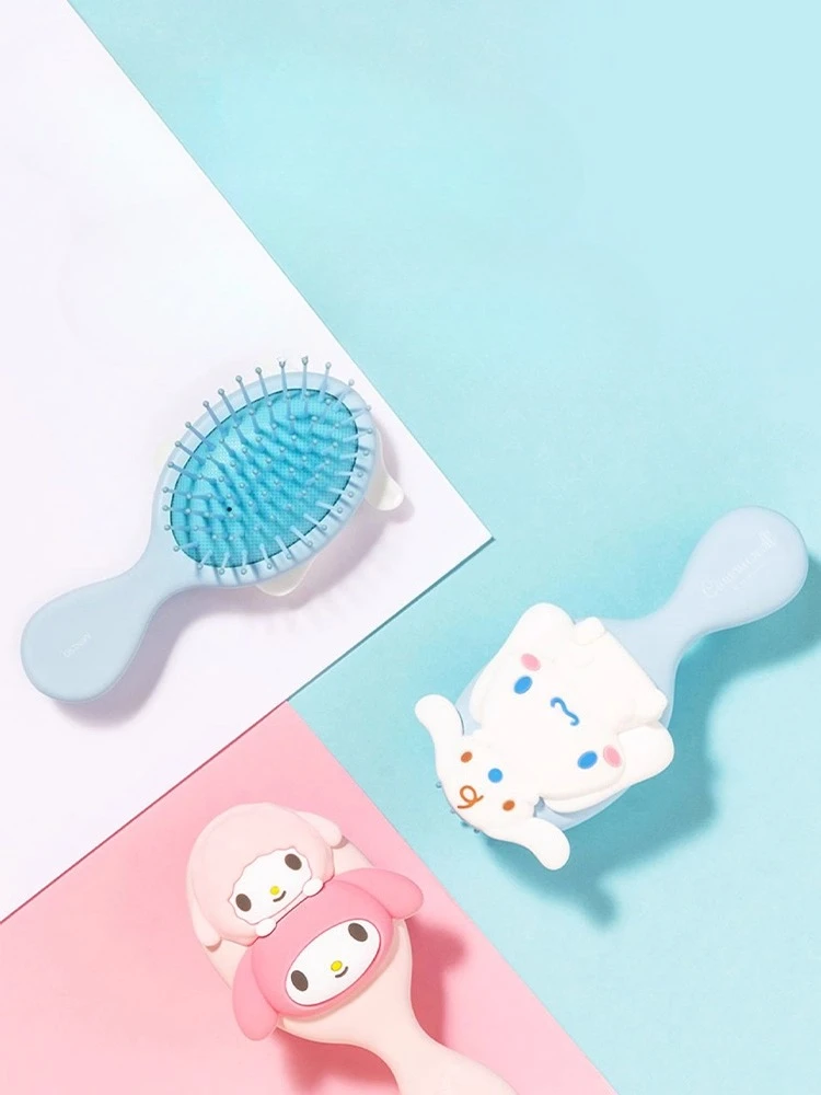 مشط تدليك وسادة هوائية من مينيسو، صغير ومحمول، زغب الشعر أثناء رعاية فروة الرأس، مساعد عملي ولطيف للعناية بالشعر