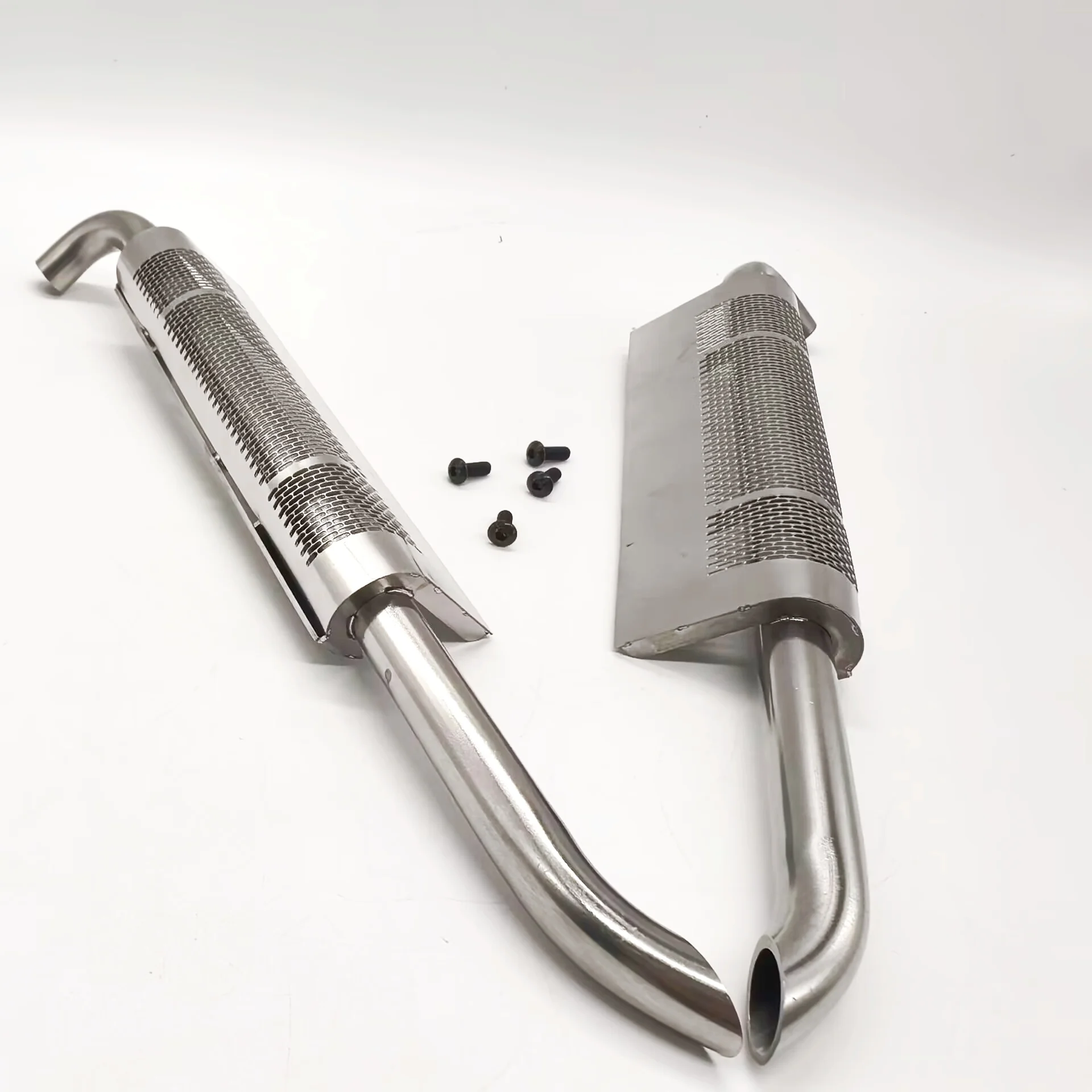RC 1/14 LESU Model Metal Chimney Exhaust Pipe for TAMIYA Dump Truck for SCANIA MAN VOLVO Tractor Tripper Truck DIY Model Parts