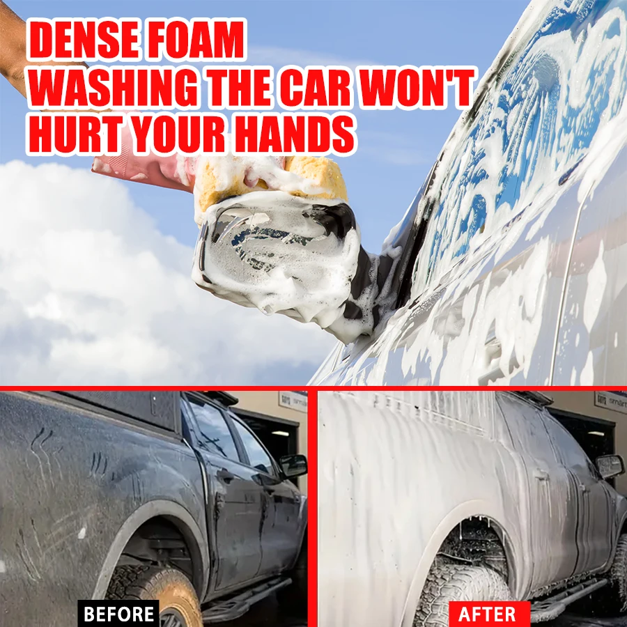 Car Cleaning Foam Liquid Large Capacity High Concentration Super Foam Car Wash Liquid Auto Washing Car Wash Supplies