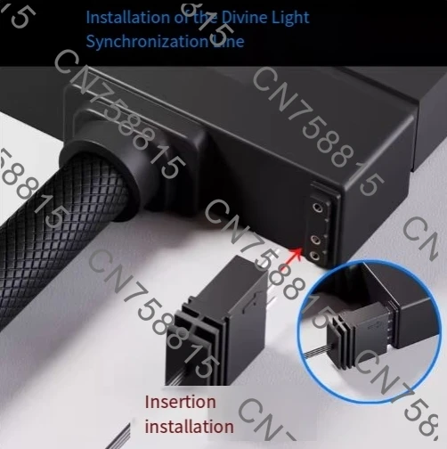 

Computer power supply ATX24 core expansion cable ARGB light and shadow synchronization, IJES first-stage connector
