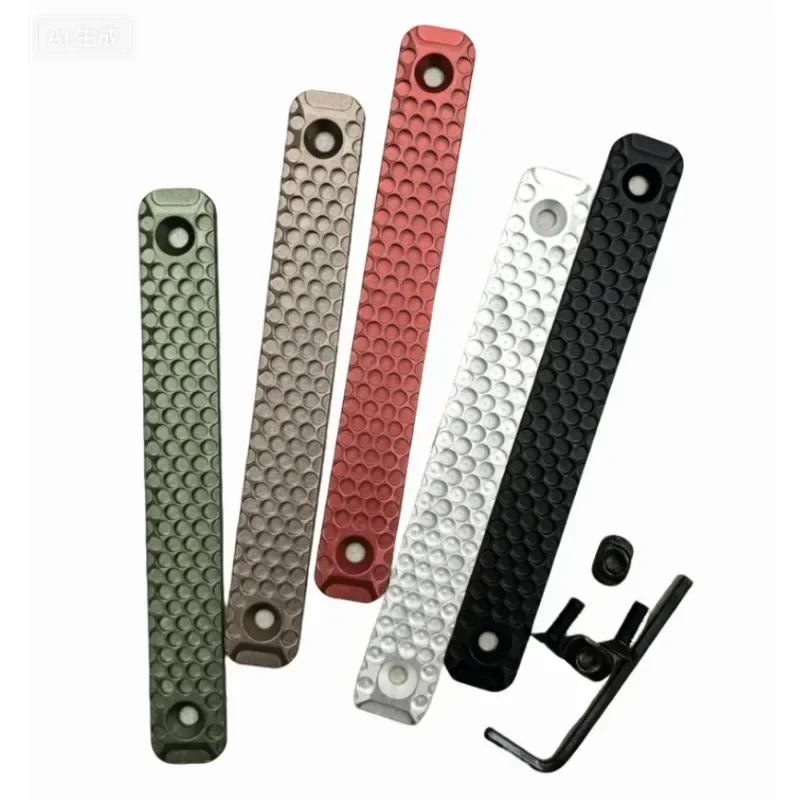 CNC Aluminium MLOK Handschutzabdeckungen Dune Matrix Honeycomb Dragon Scale SLR MK8 Schienen-Dekorteile – Detail 5