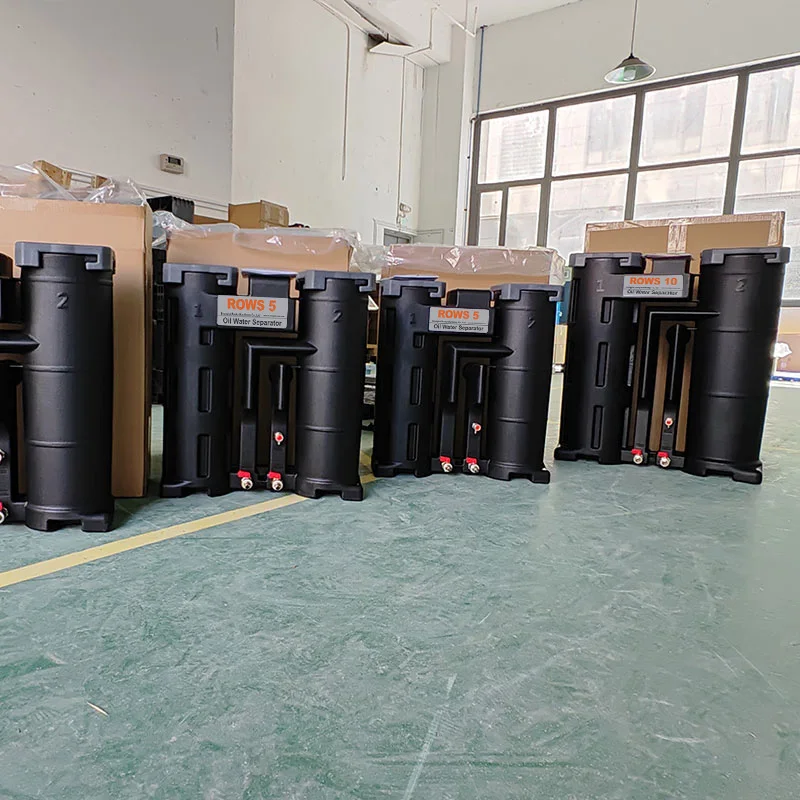 5Nm3/min Compressor de ar Condenado Coletor de óleo residual Separador de água e óleo FILAS 5