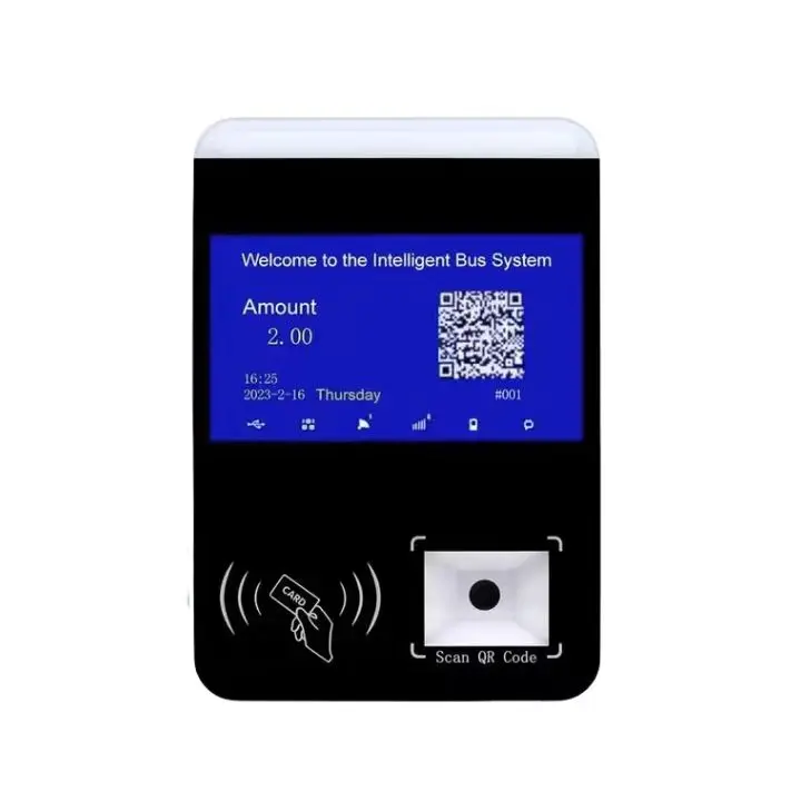 H158 Public Transportation Payment Card Reader NFC Payment Terminal Machine With QR Code Reader AFC System Bus Validator