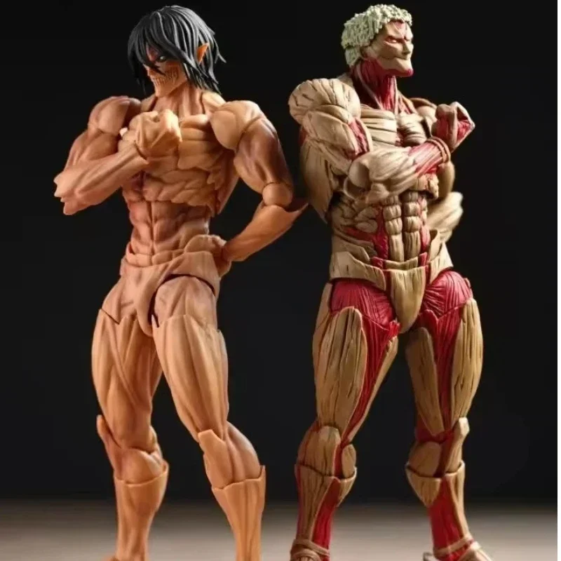 

В наличии Kaiyodo Eren Amazing Yamaguchi Attack On Titan Фигурка Эрен Йегер Бронированная Титан Модель Коллекционная игрушка Подарок на Хэллоуин