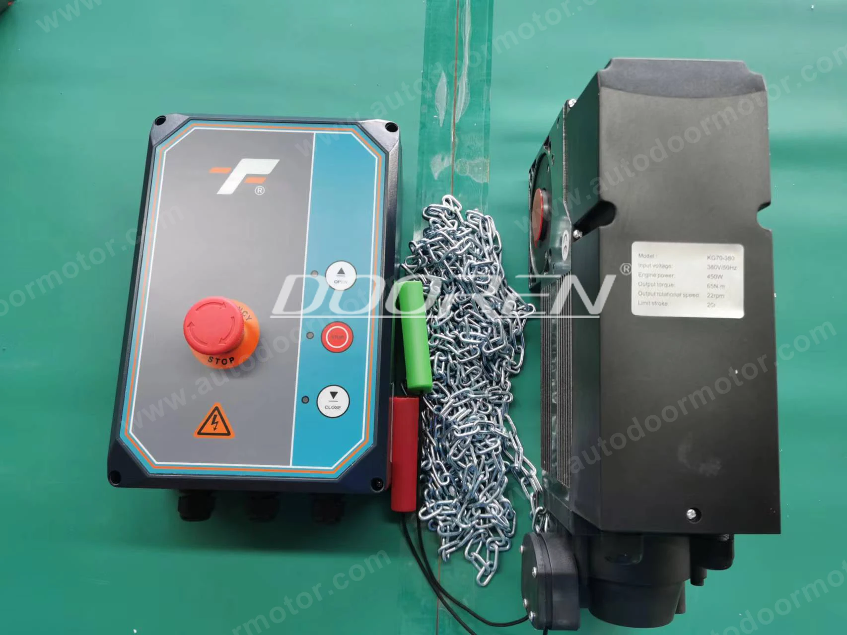 Industrial door opener,220VAC/380VAC industrial sectional door operator motor whole set,for less than 20sqm door